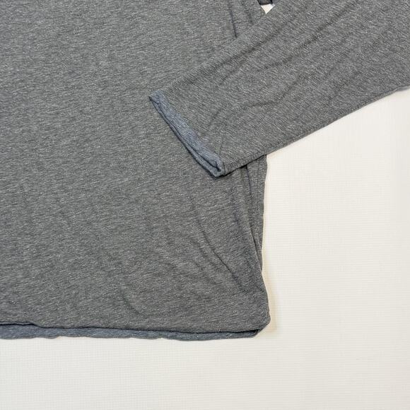James Perse Shirt Mens XXL Heather Gray Long Sleeve Soft Crewneck Made in Japan - Picture 2 of 8